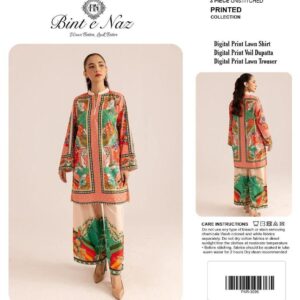 Coral Whimsy – Luxury Digital Printed 3-Piece Lawn